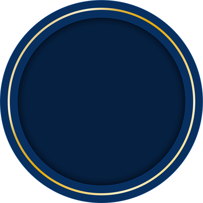 Blue Circle Badge