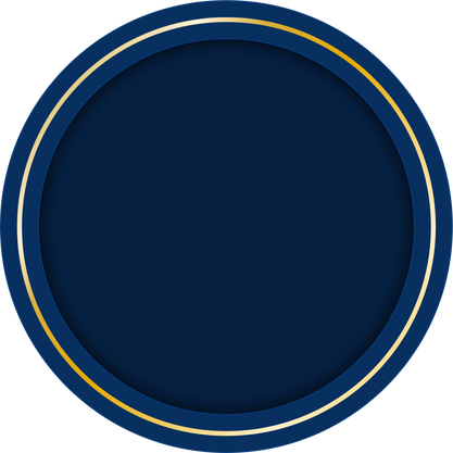 Blue Circle Badge
